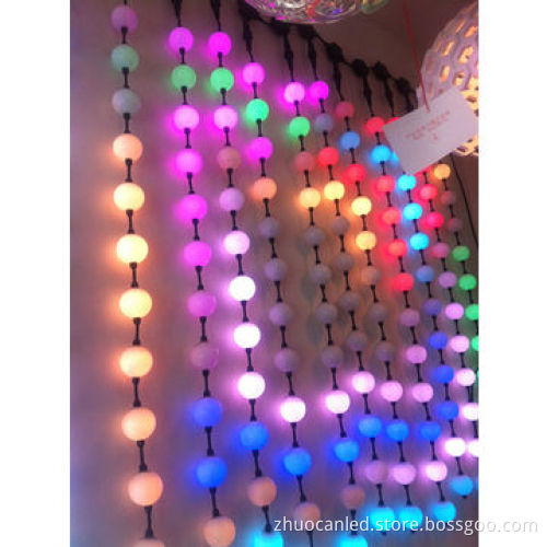 LED Pixel Ball, 50mm, 3LEDs, RGB, DC 12VNew